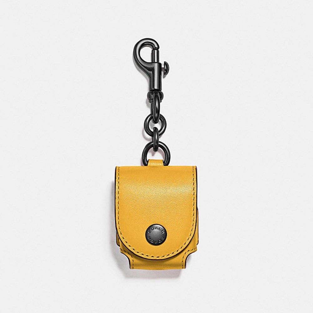 Coach Earbud Case Charm